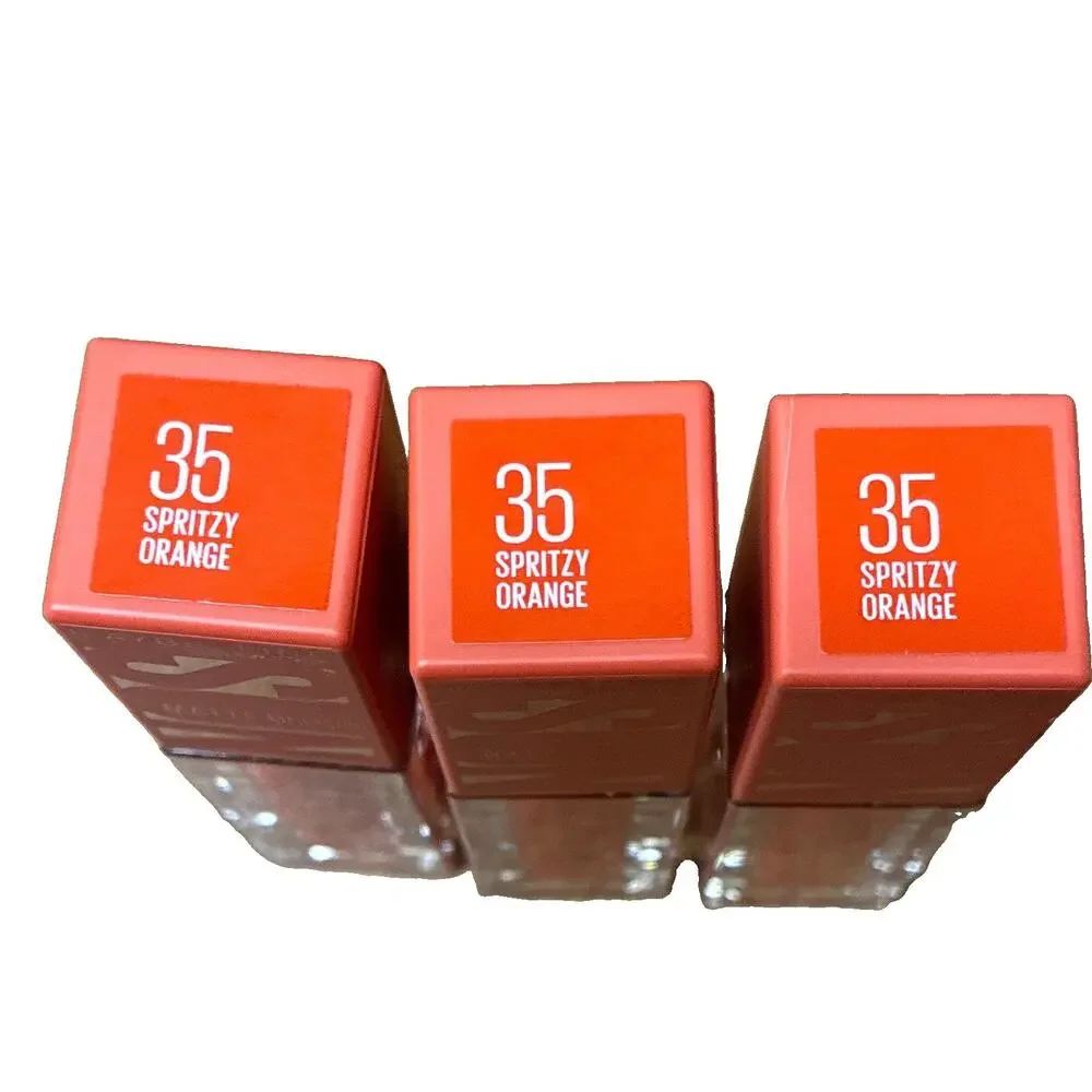 3 Pack- Maybelline New York Sunkisser Matte Blush 35 Spritzy Orange 4.7ml/0.15oz